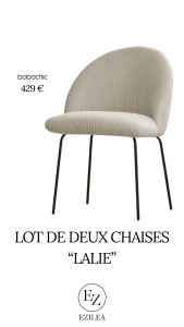 CHAISES "LALIE" BOBOCHIC